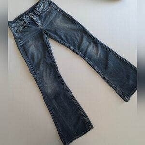 Vintage Silver Jeans Lola Bootcut Low Rise Women's 28/31 Embroidered